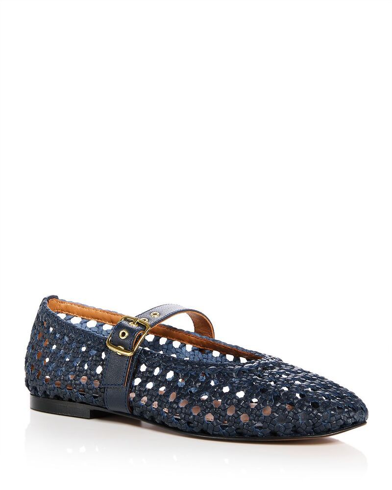 メイドウェル レディース シューズ パンプス Madewell Womens Remy Grommet Mary Jane Flats Craftsman Blue ブルー