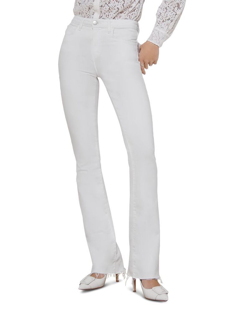 ラジャンス レディース ボトムス デニムパンツ ジーンズ LAGENCE Ruthigh Rise Straight Jeans in Blanc