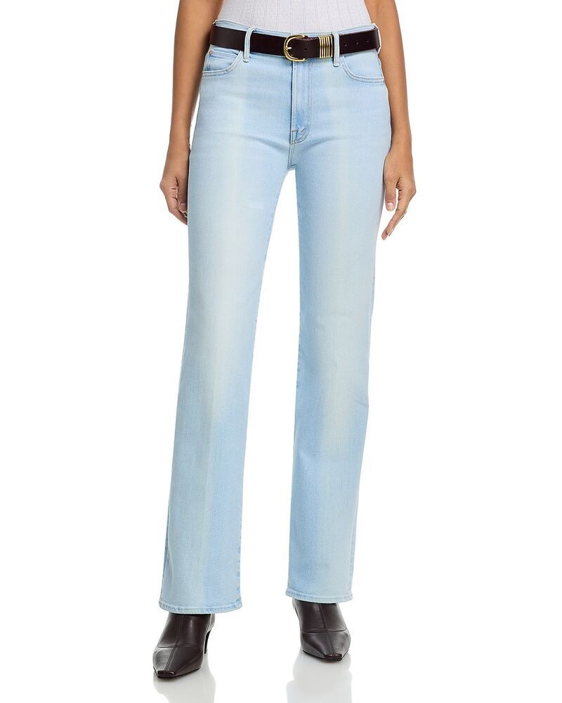 マザー レディース ボトムス デニムパンツ ジーンズ MOTHER The Kick It Mid Rise Straight Jeans in Melt in Your Mouth Melt In