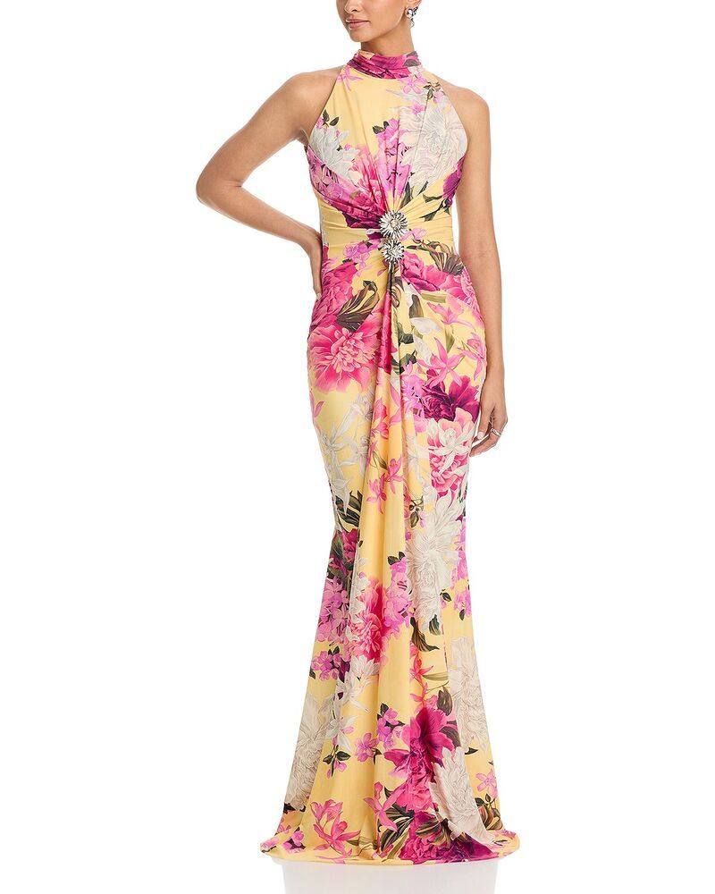 チアラ ボニ プティ ローブ レディース トップス ワンピース プリント Chiara Boni La Petite Robe Nitsa Printed Gown Rita