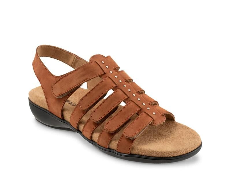 トロッターズ レディース シューズ サンダル TrottersRiki Studsandal Brownubuck ブラウン