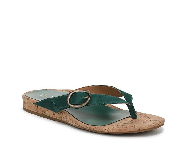 バイオニック レディース シューズ サンダル VionicGrove Sandal Dark Green グリーン