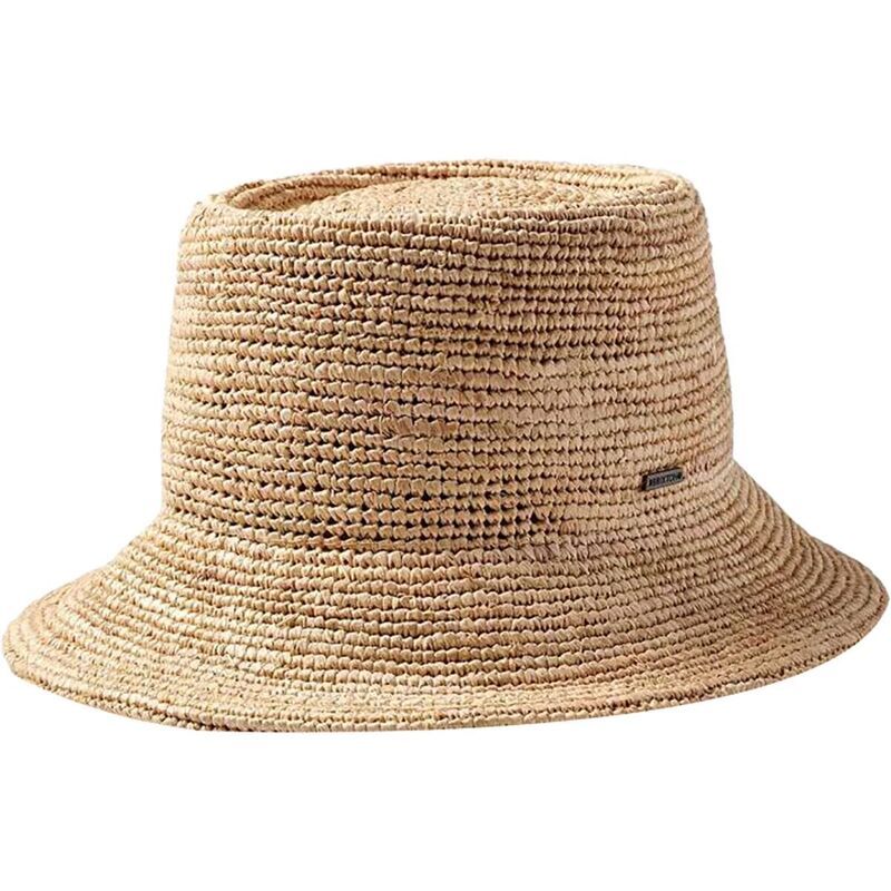 ブリクストン レディース アクセサリー 帽子 Brixton Ellee Straw Packable Bucket Hat Womens Tan タン