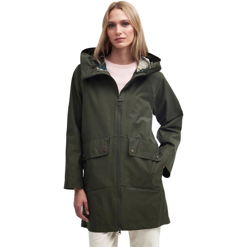 バブアー レディース アウター ジャケット・ブルゾン Barbour Heron Waterproof Jacket Womens Olive オリーブ