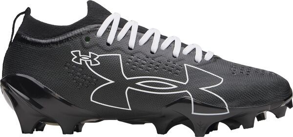 アンダーアーマー レディース シューズ スニーカー Under Armour Blur Pro Football Cleats BlackBlackWhite ホワイト