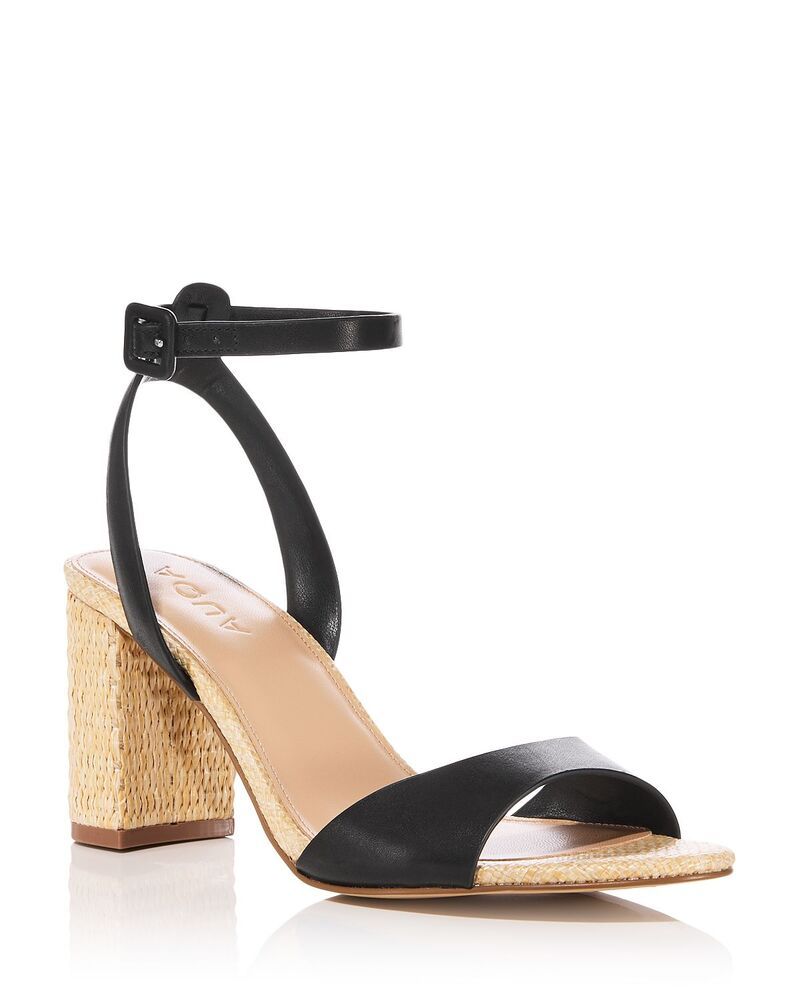 アクア レディース シューズ サンダル AQUA Womens Baley Sandals Exclusive Black Leather ブラック