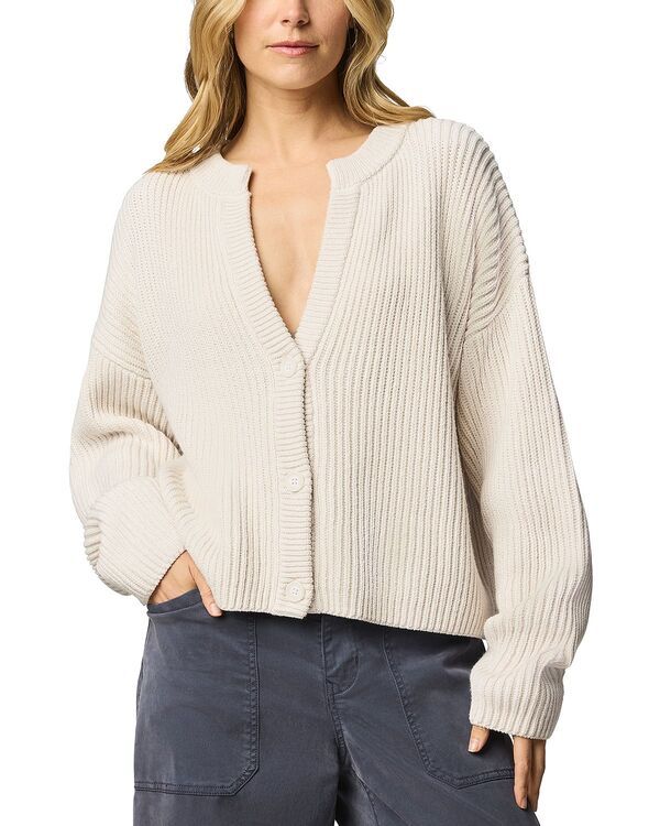 スプレンディット レディース アウター カーディガン セーター Splendid Alexandra Cardigan Sweater Moonstone