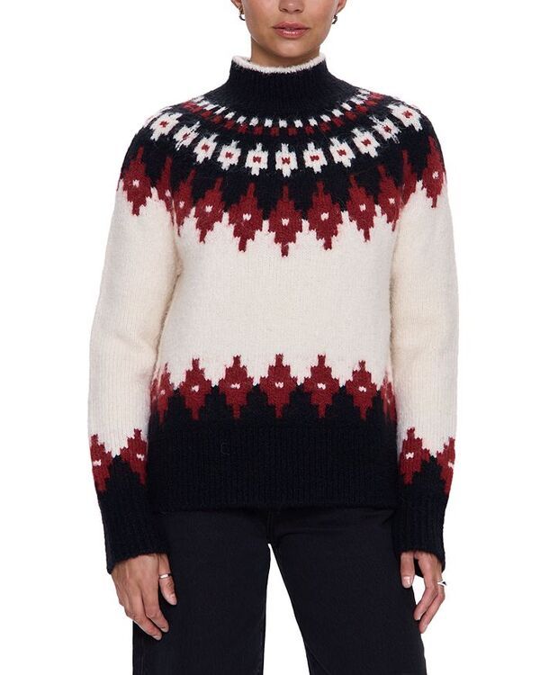 ピストーラ レディース アウター ニット・セーター Pistolastrid Sweater White Oxflood Fair Isle ホワイト