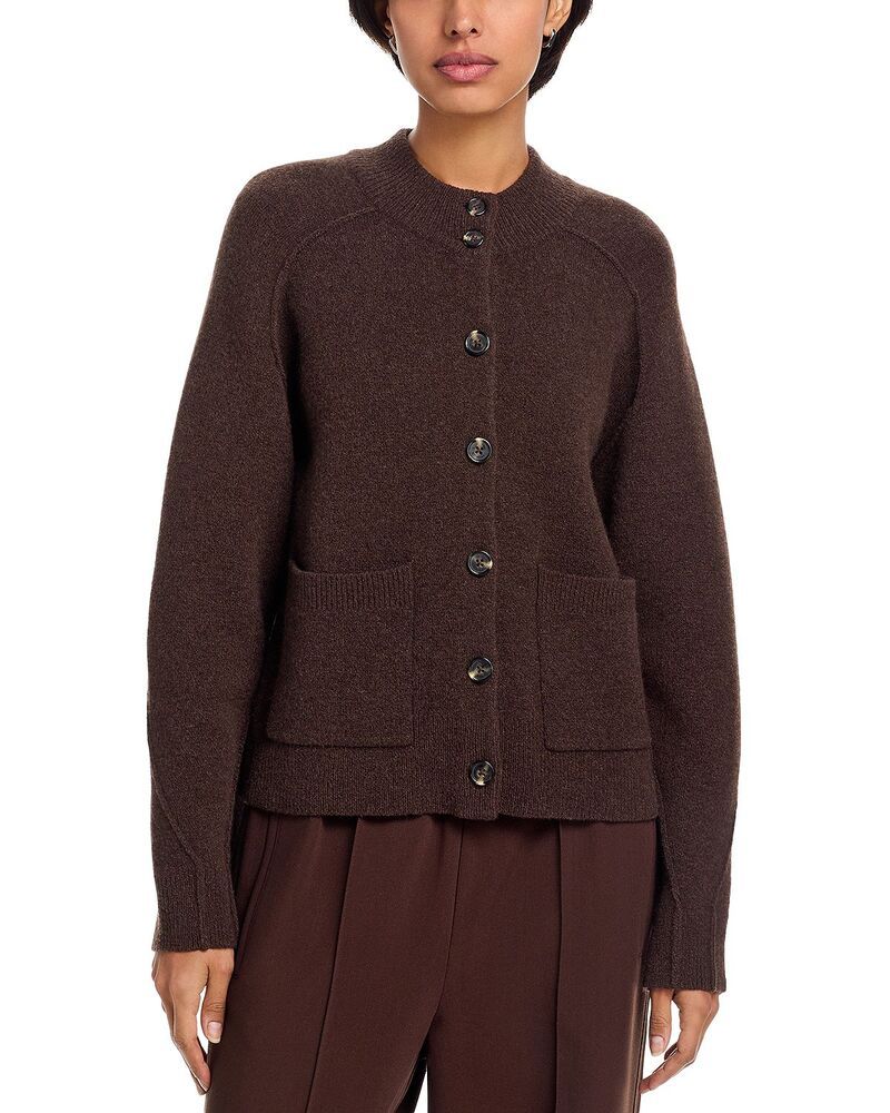 ラグアンドボーン レディース アウター カーディガン モックネック rag bone Bridget Mock Neck Cardigan Brown ブラウン