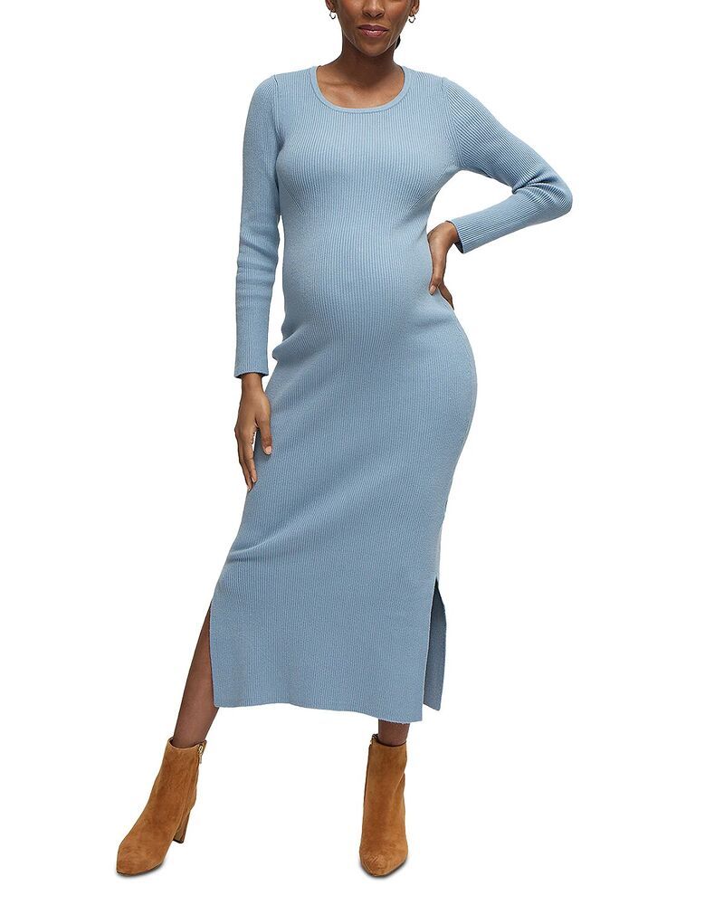 イングリッドイザベル レディース アウター ニット・セーター マタニティ Ingrid Isabel Sweater Maternity Dress Grey Blue グレー