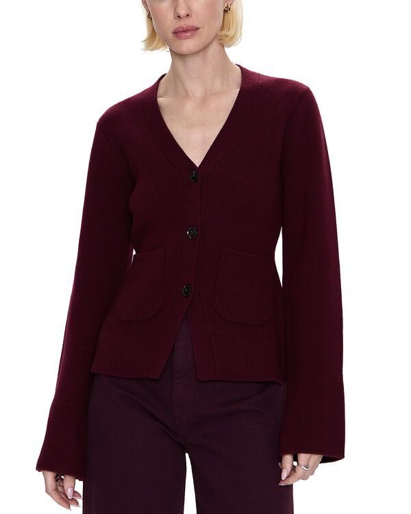ピストーラ レディース アウター カーディガン Vネック Pistolaeron V Neck Cardigan Claret