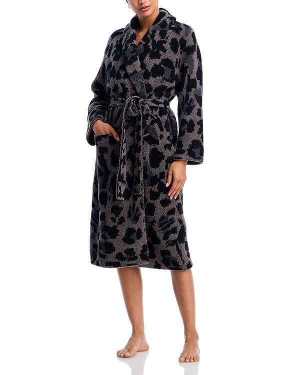 ベアフットドリームス レディース アンダーウェア ナイトウェア BAREFOOT DREAMS CozyChic Exploded Leopard Robe Exclusive Mineral Mu
