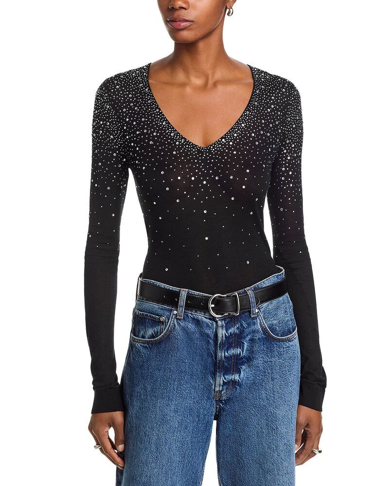 ジェネレーションラブ レディース アウター ニット・セーター Generation Love Mirasol Crystal Sweater Black ブラック