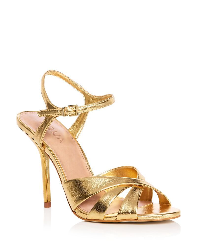アクア レディース シューズ サンダル AQUA Womens Ellah Sandals Exclusive Gold ゴールド
