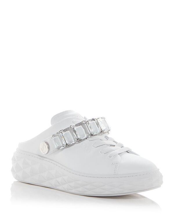 ジミーチュー レディース シューズ スニーカー プラットフォーム Jimmy Choo Womens Diamond Embellished Platform Slingback Sneakers W