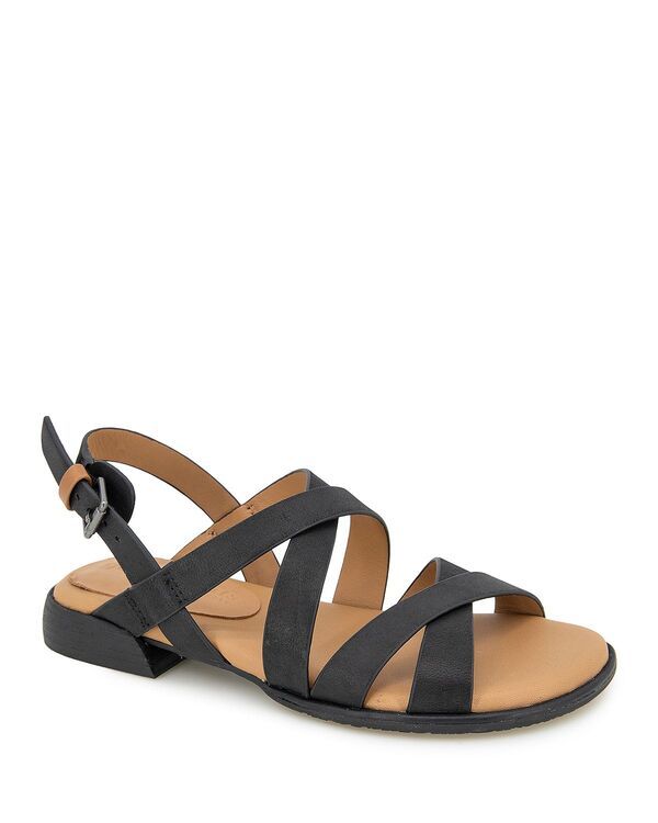 ケネスコール レディース シューズ サンダル Gentle Souls by Kenneth Cole Womens Helen Strappy Slingback Sandals Black Lea