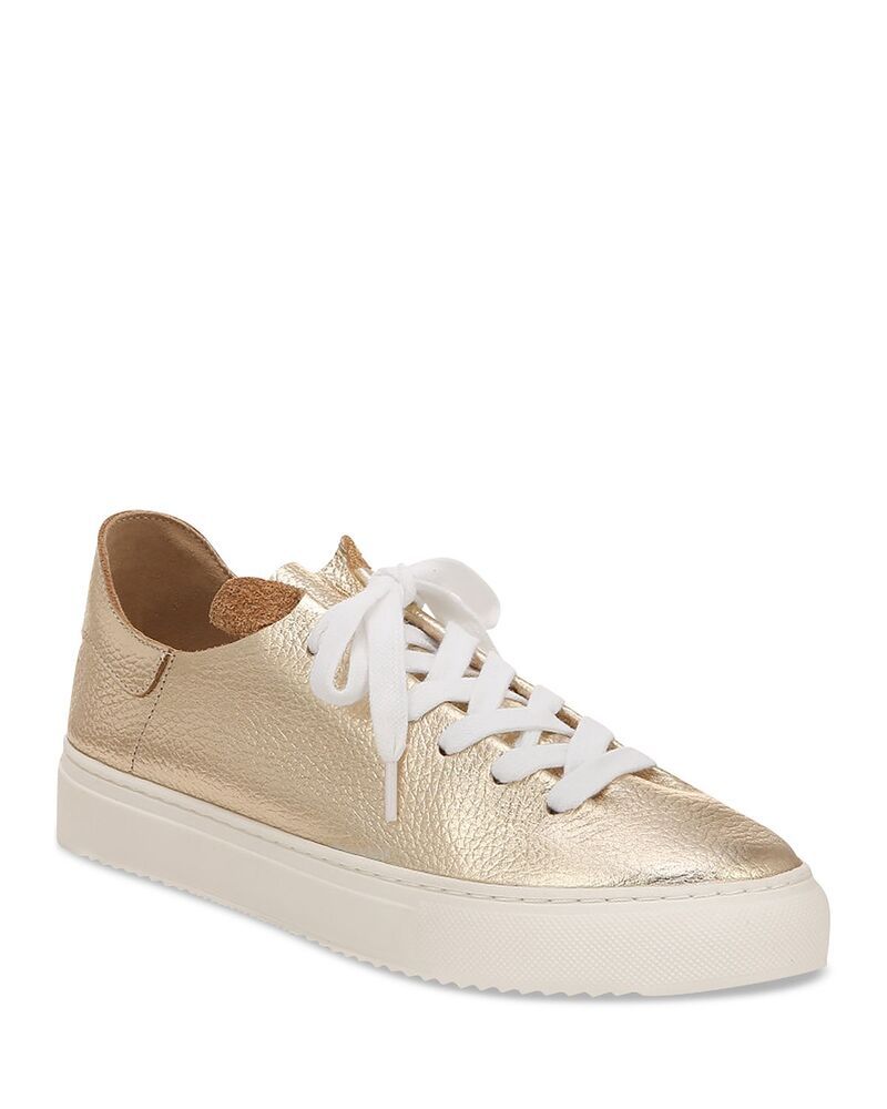 サムエデルマン レディース シューズ スニーカー レース Sam Edelman Womens Poppy Lace Up Low Top Sneakers Gold ゴールド