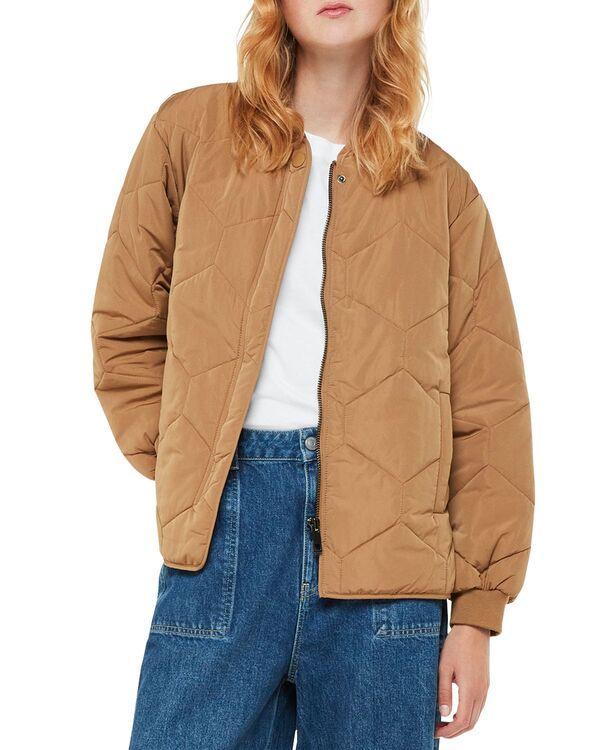 ホイッスルズ レディース アウター コート キルティング Whistles Ida Short Quilted Coat Camel キャメル