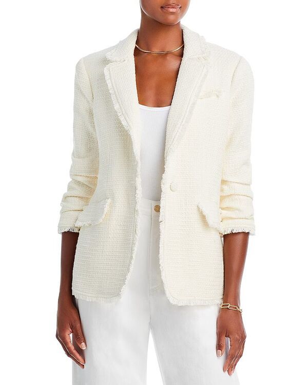 サンク ア セプト レディース アウター ジャケット・ブルゾン ブレザー Cinq a Sept Khloe Boucle Blazer Gardenia