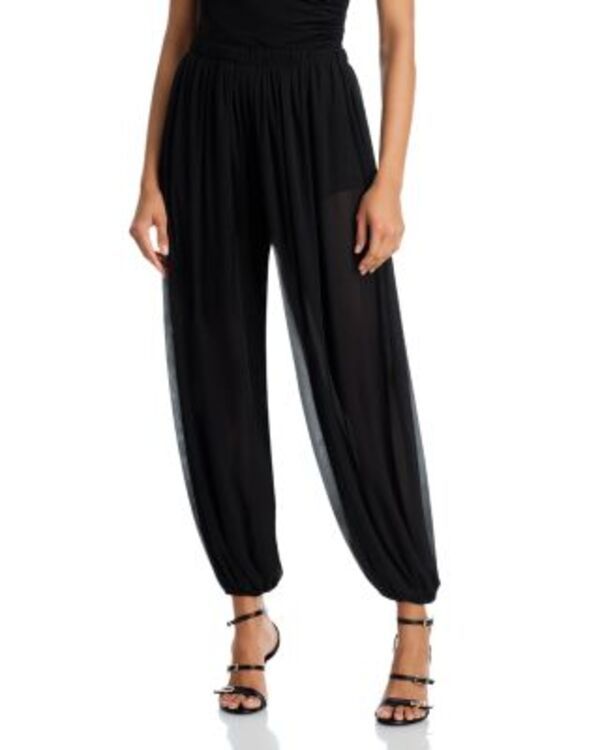 アクア レディース ボトムス カジュアルパンツ AQUA Balloon Pull On Pants Exclusive Black ブラック