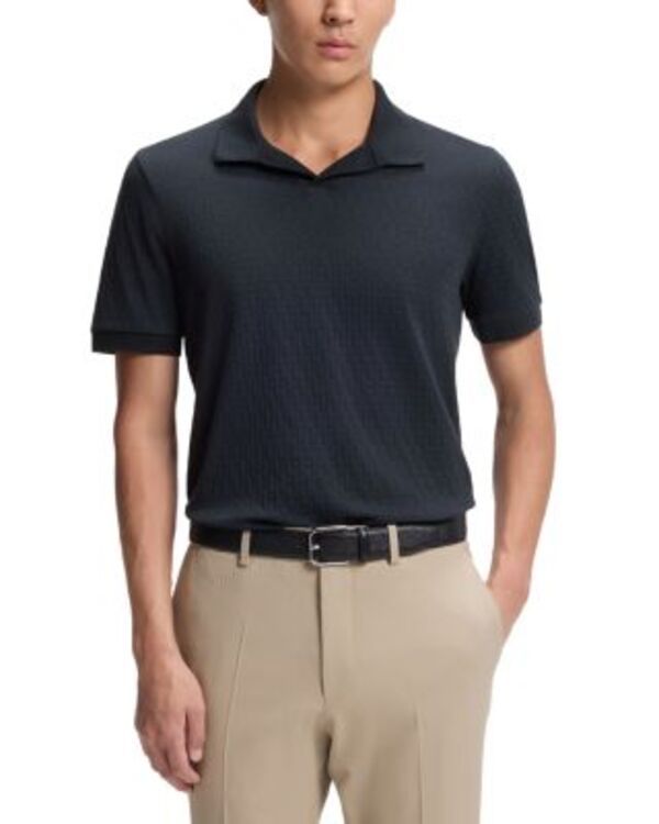 ボス メンズ トップス ポロシャツ BOSS L Parson Polo Shirt Open Beige ベージュ