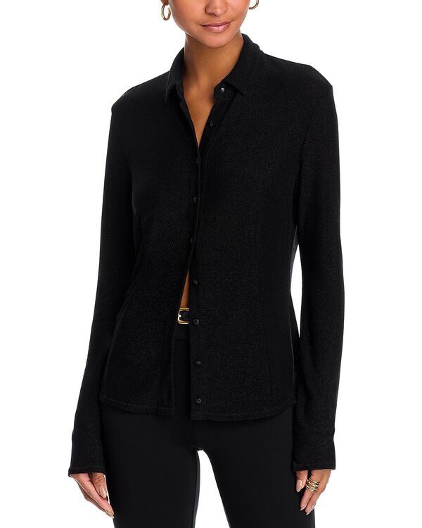 ラグアンドボーン レディース トップス シャツ rag bonelsa Lurex Shirt Black ブラック