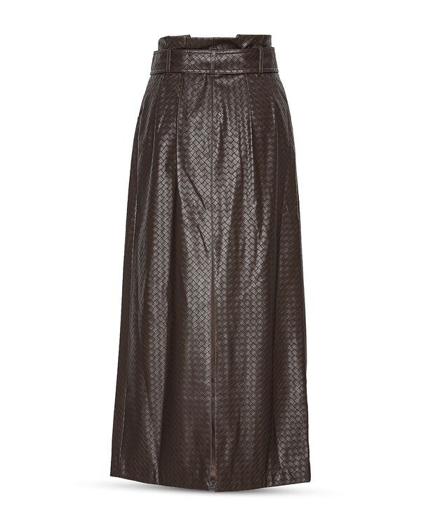 ローテート レディース ボトムスカート ミディ ROTATE Paperbag Waist Midi Skirt Coffee コーヒー