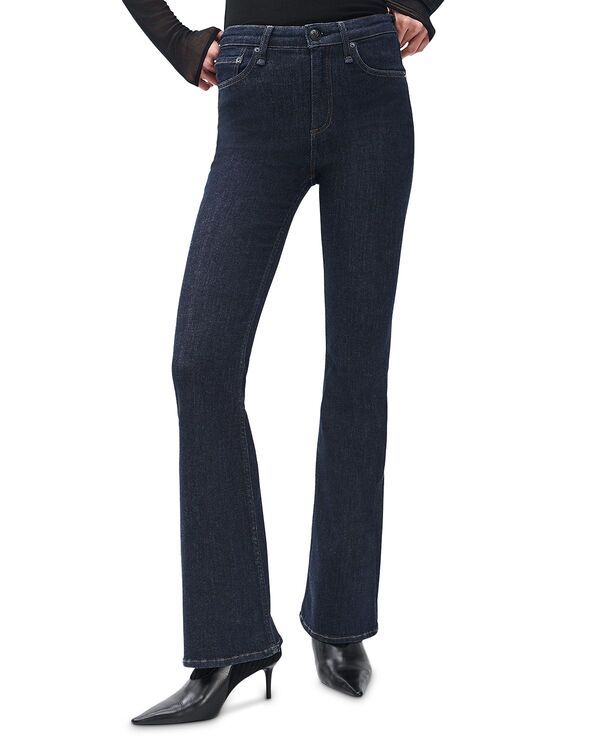 ラグアンドボーン レディース ボトムス デニムパンツ ジーンズ rag bonepic Stretch Dahlia Mid Rise Full Flared Jeans in Rinse