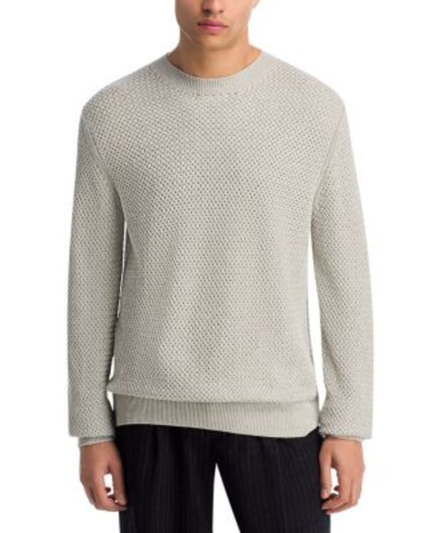 ボス メンズ アウター ニット・セーター クルーネック BOSS Ilio Crewneck Sweater Natural
