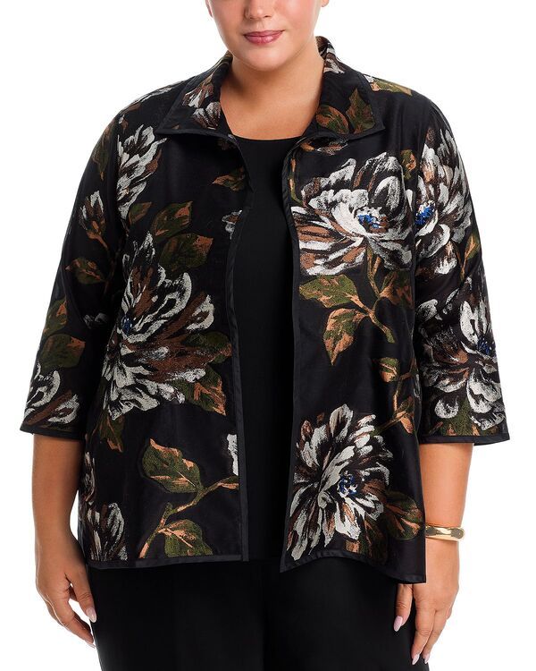 キャロライン ローズ レディース アウター ジャケット・ブルゾン A ライン Caroline Roseasy A Line Jacket Multi Black ブラック