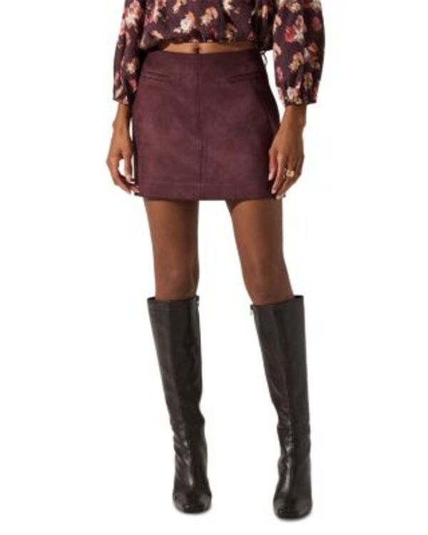 アストール レディース ボトムスカート ASTR the Labelaudine Skirt Plum プラム