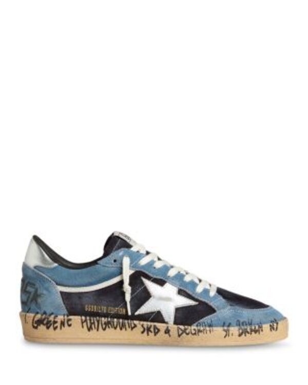 ゴールデングース メンズ シューズ スニーカー Golden Goose Mens Ballstar Sneakers Blue ブルー