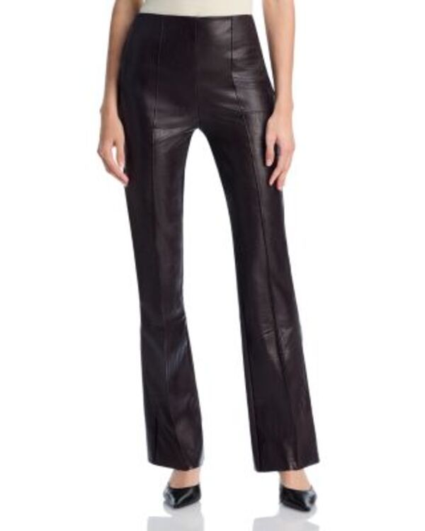 リス レディース ボトムス カジュアルパンツ レザー フェイクレザー Lyss Textured Faux Leather Pants Doublespresso