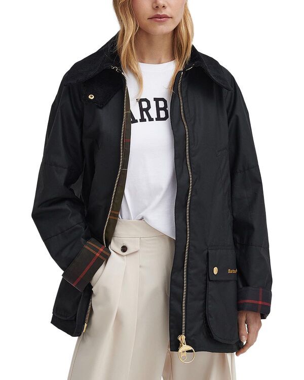 バブアー レディース アウター コート Barbour Allerston Waxed Coat Black ブラック