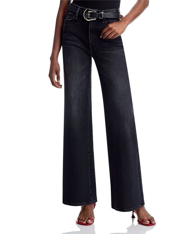 マザー レディース ボトムス デニムパンツ ジーンズ MOTHER The Hustler Roller Sneak High Rise Jeans in Not Today Satan Not To