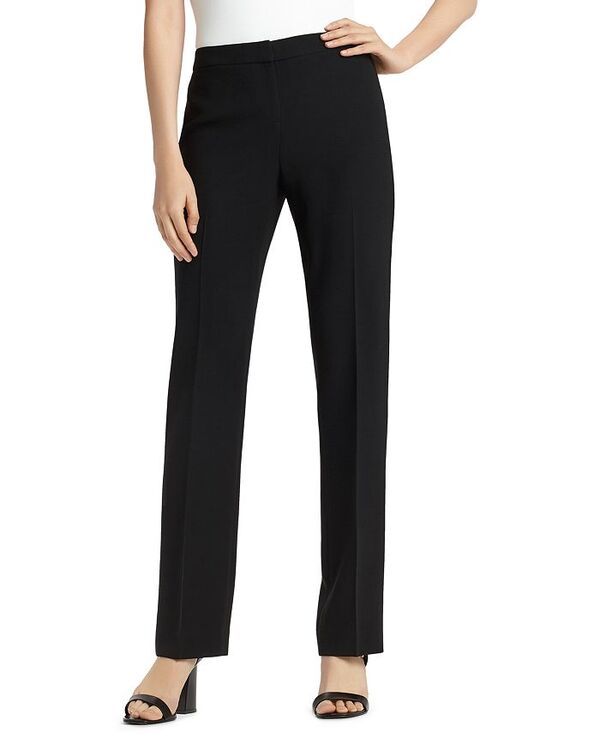 ラファイエットワンフォーエイト レディース ボトムス カジュアルパンツ ストレート パンツ Lafayette 148 New York Barrow Straight Leg Pants Black