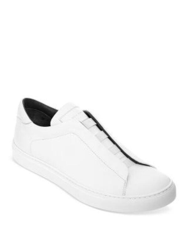 トゥーブート メンズ シューズ スニーカー レザー To Boot New York Mens Bolla Slip On Leather Sneakers White ホワイト