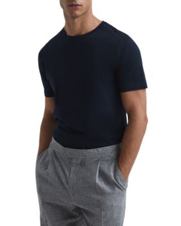 レイス メンズ トップス Tシャツ クルーネック REISS Bless Crewneck Tee Black ブラック