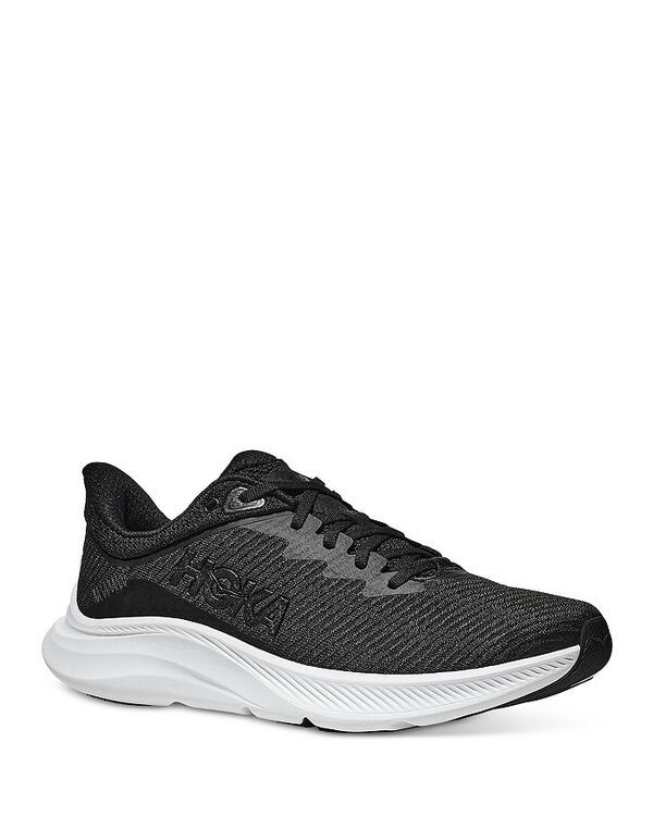 ホカオネオネ メンズ シューズ スニーカー HOKA Mens Solimar Low Top Running Sneakers BLACKWHITE ホワイト