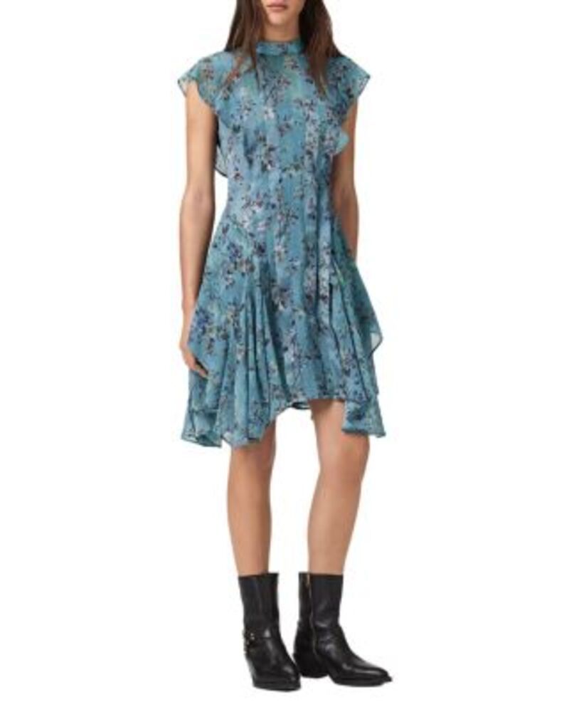 オールセインツ レディース トップス ワンピース ALLSAINTS Fleur Dress Vine Lake