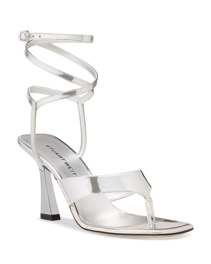 スチュアート ワイツマン レディース シューズ サンダル アンクル Stuart Weitzman Womens Vinnie 85 Ankle Strap Sandalsilver シルバー