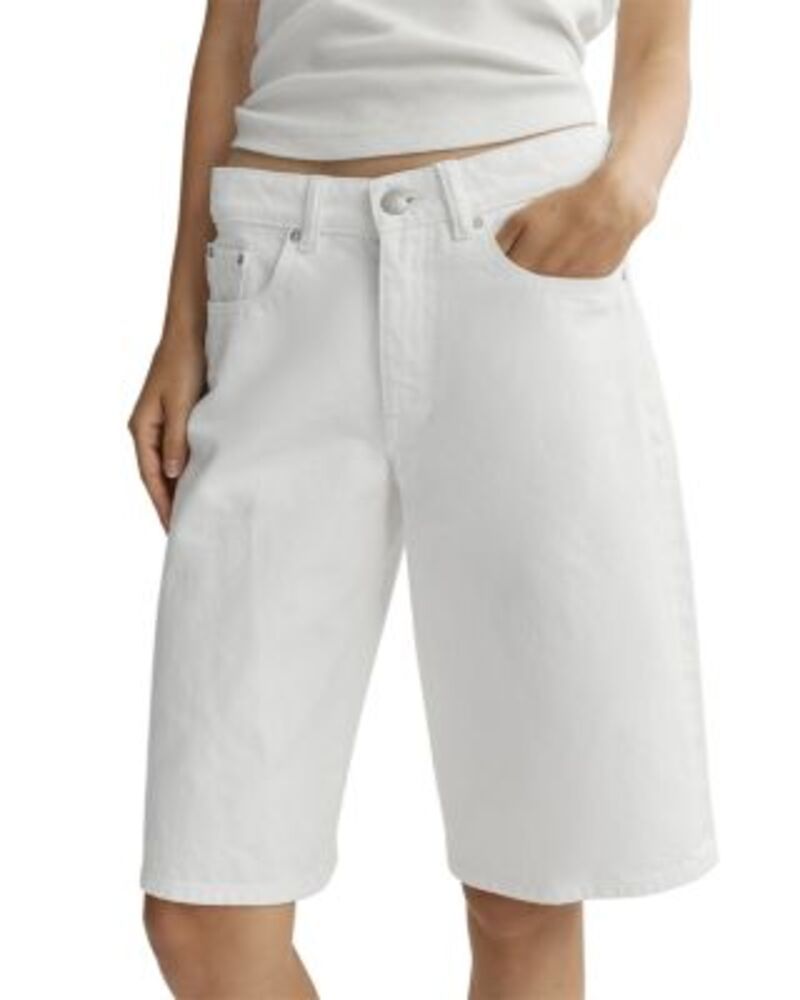 ディーエル 1961 レディース ボトムス ハーフパンツ・ショーツ ローライズ ショートパンツ デニム DL1961 Abby Relaxed Low Rise Denim Shorts White