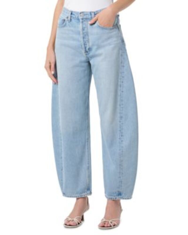 アゴルド レディース ボトムス デニムパンツ ジーンズ AGOLDE Luna Pieced High Rise Barrel Jeans in Addition