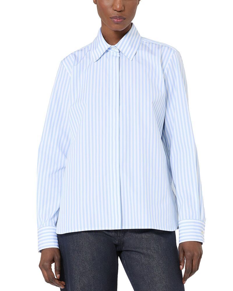 マックスマーラ レディース トップス シャツ Max Maraccenni Shirt Light Blue ブルー