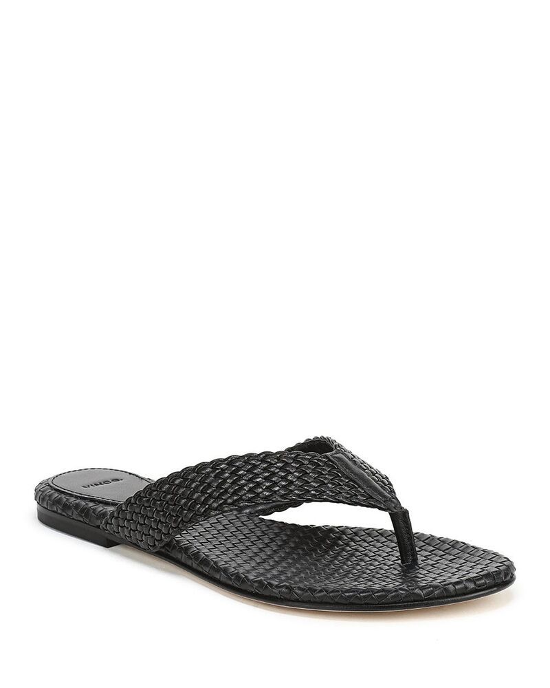 ヴィンス レディース シューズ サンダル Vince Womens Lotus Thong Sandals Black ブラック