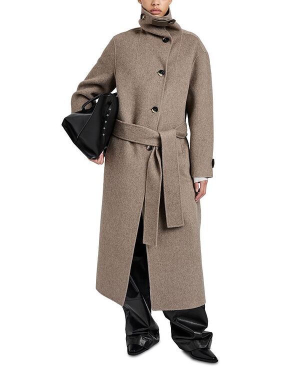 プロエンザ スクーラー レディース アウター コート Proenza Schouler White Label Corey Duster Coat Walnut Melange