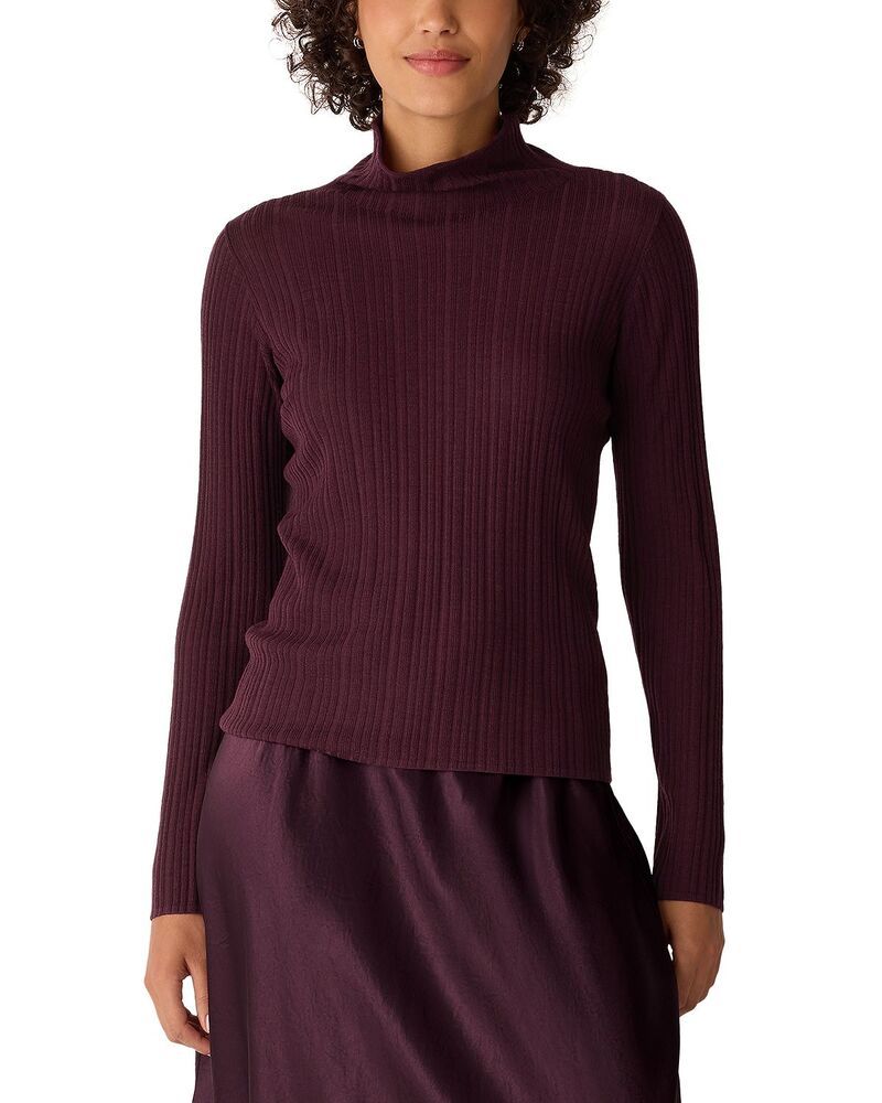 エイリーンフィッシャー レディース アウター ニット・セータートルネック Eileen Fisher Turtleneck Sweater Wine ワイン 23,998円