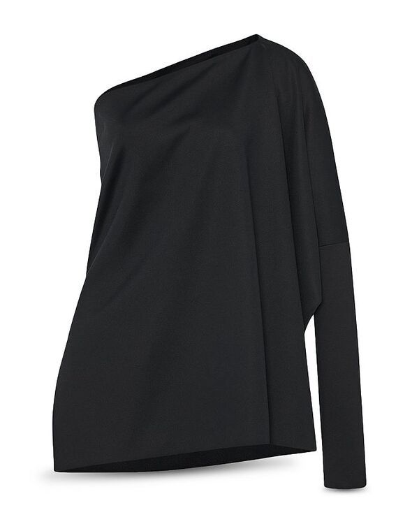ロゼッタ・ゲッティ レディース トップス シャツ Rosetta Getty One Shoulder Caftan Top Black ブラック