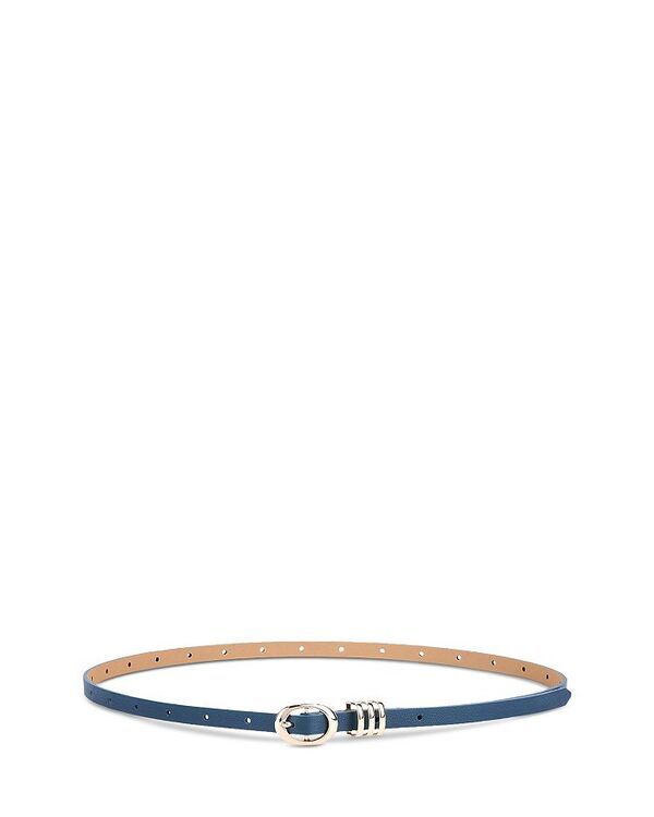 エティカ レディース アクセサリー ベルト レザー Ettika Womens Classic Skinny Leather Belt Denim デニム