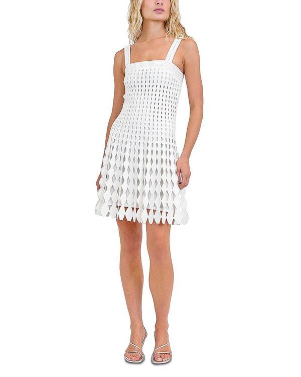 シムカイ レディース トップス ワンピース ミニワンピース ミニ SIMKHAI Louna Mini Dress Ivory アイボリー